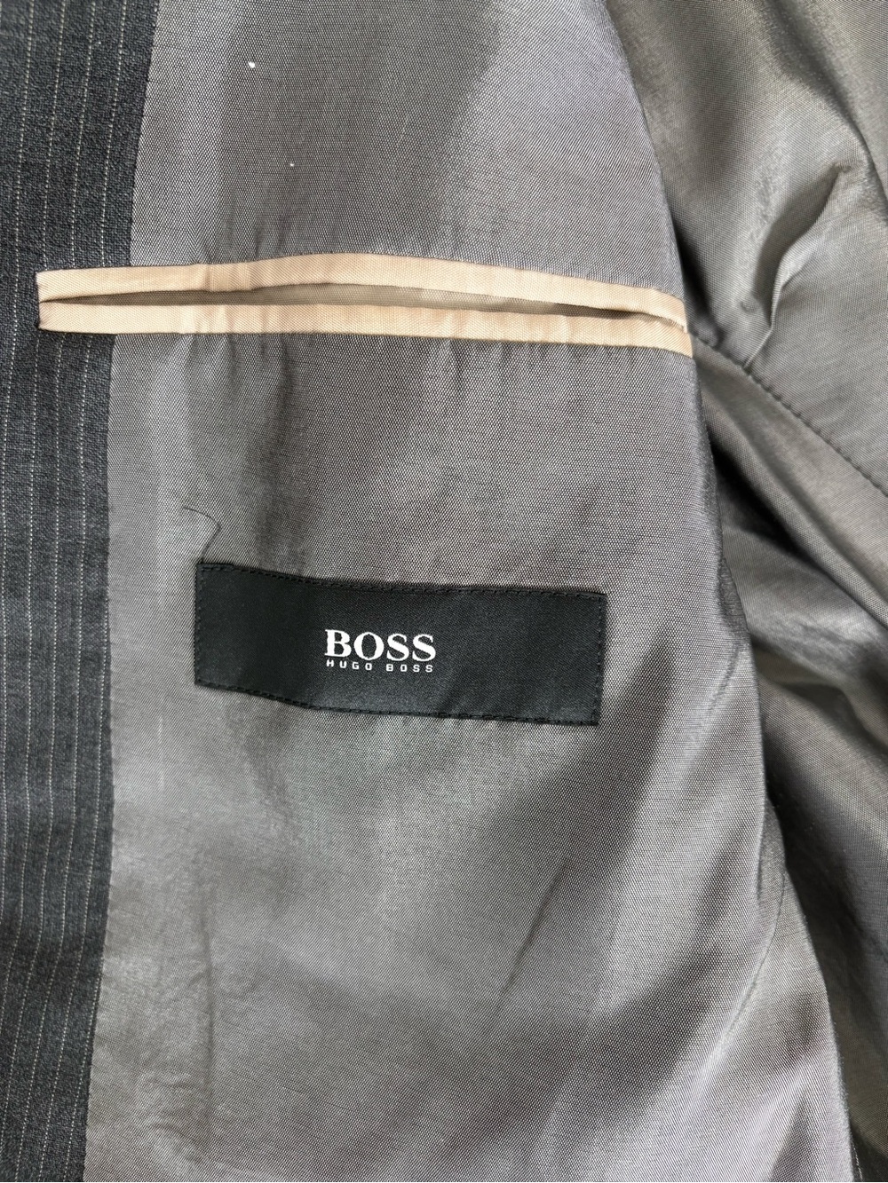 Charcoal pinstripe Hugo Boss Suit - Picture 2 of 8